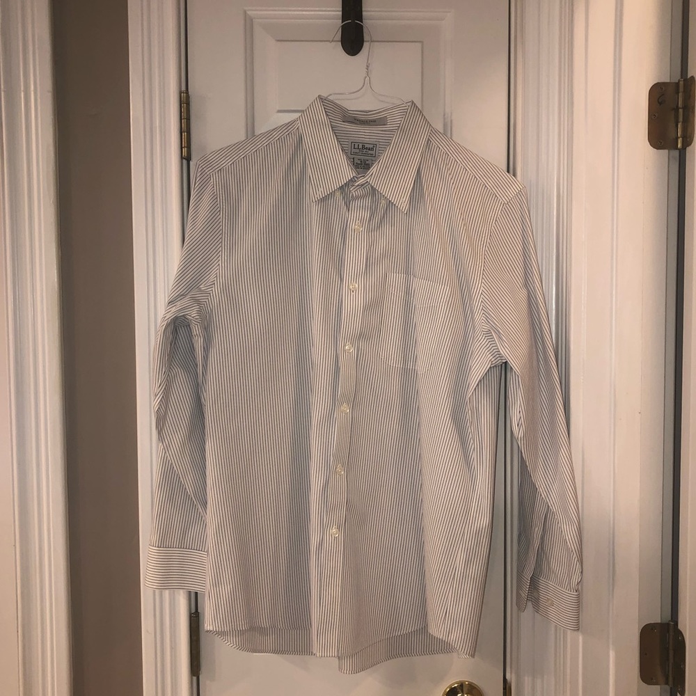 LL BEAN MENS DRESS SHIRT